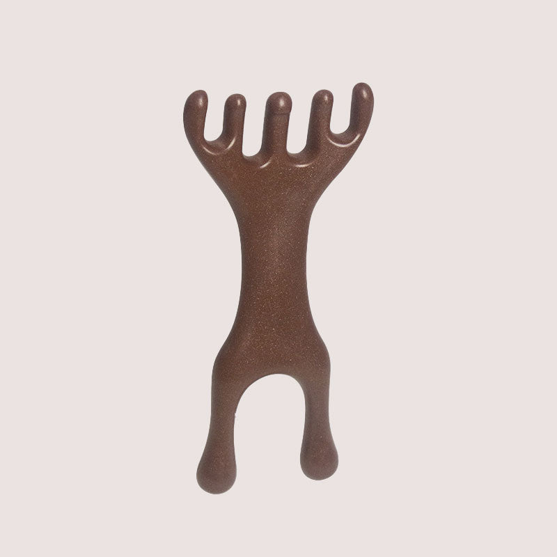 🦌 Massagekamm aus Geweih mit doppeltem Verwendungszweck 🛀✨