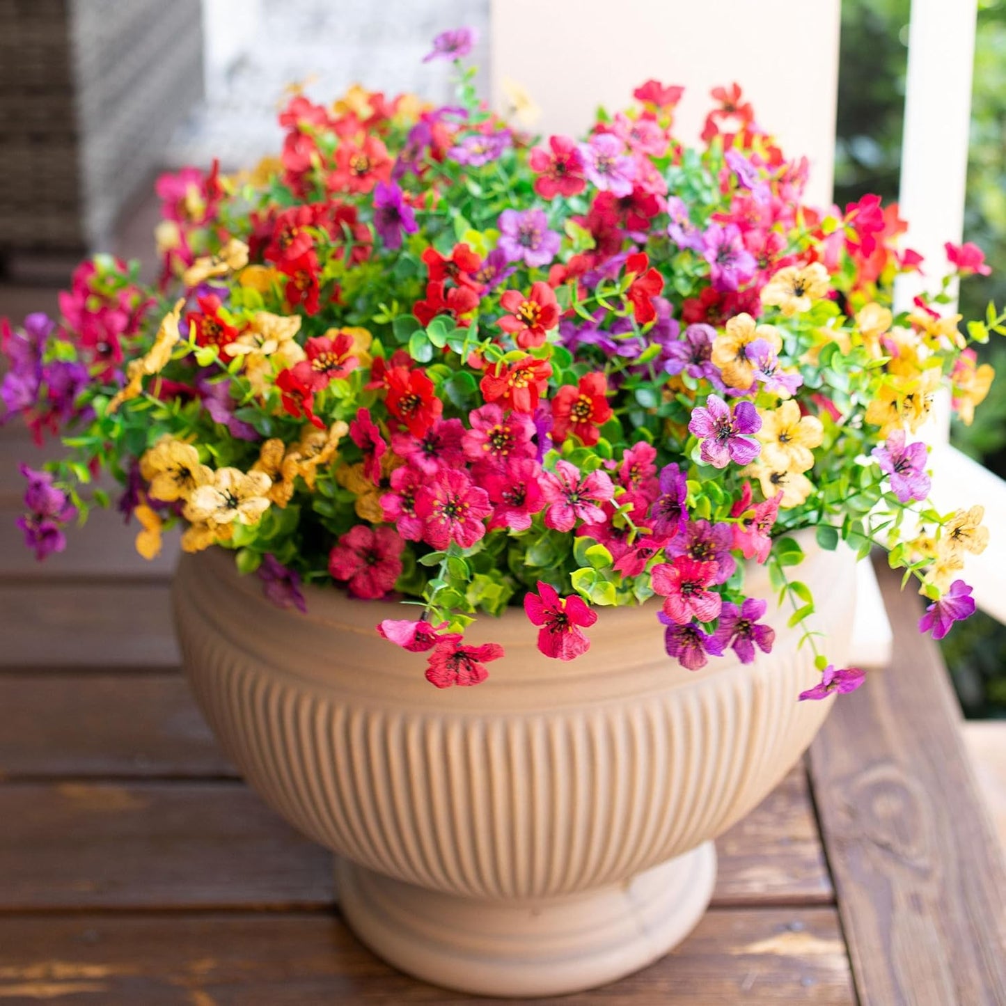 🌺UV-beständige bunte künstliche Blume