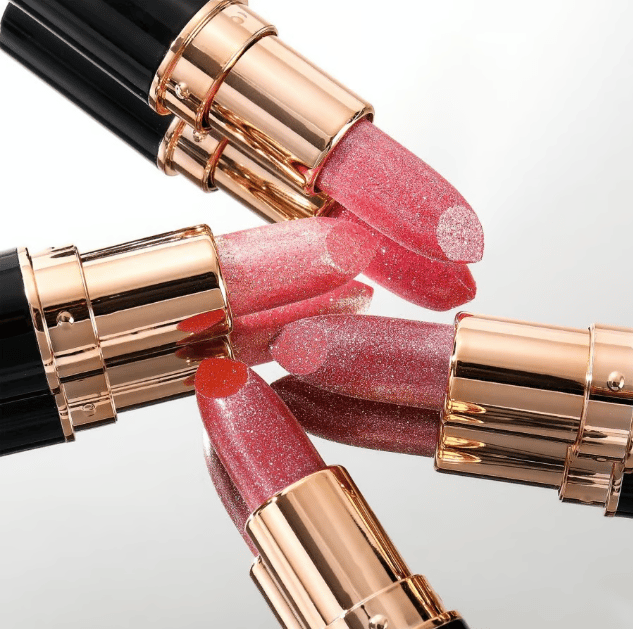 Diamant-Lippenglanz Glitzer-Lippenstift Wasserfest