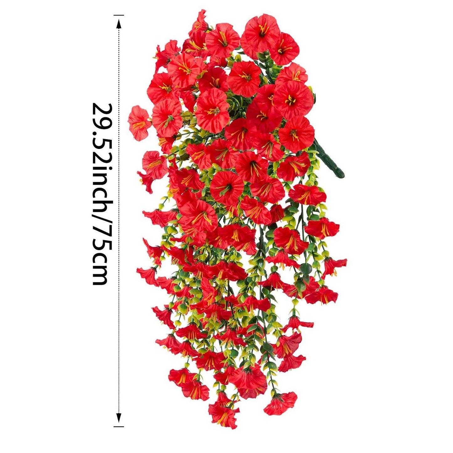 Perfekte Gartendekoration - 🌺 Künstliche Blumenranken als Hängeornamente