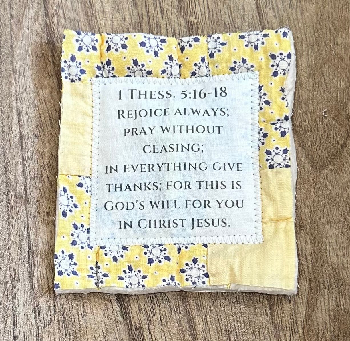 ✝️Best Encouraged And Blessed Gift-Prayer Quilt with cross inside