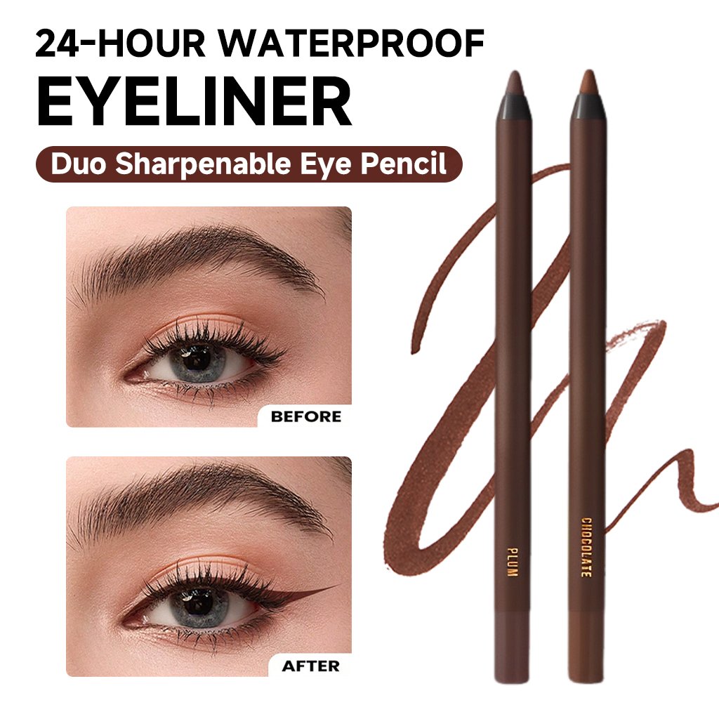 🎁1 kaufen, 1 gratis erhalten🔥24 HR Wasserfester Eyeliner Duo Anspitzbarer Augenbleistift