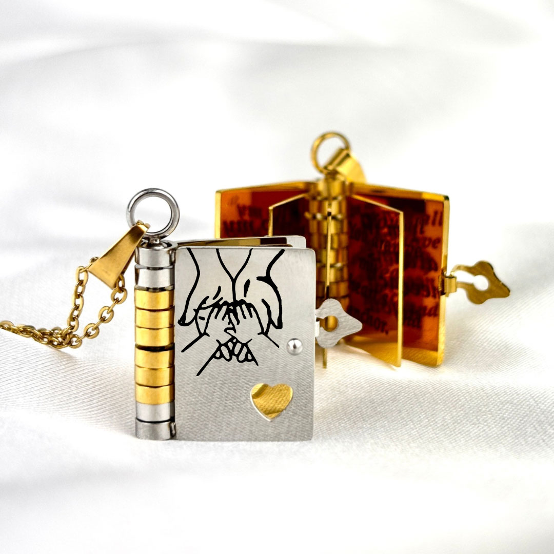 Incredible Book Necklace