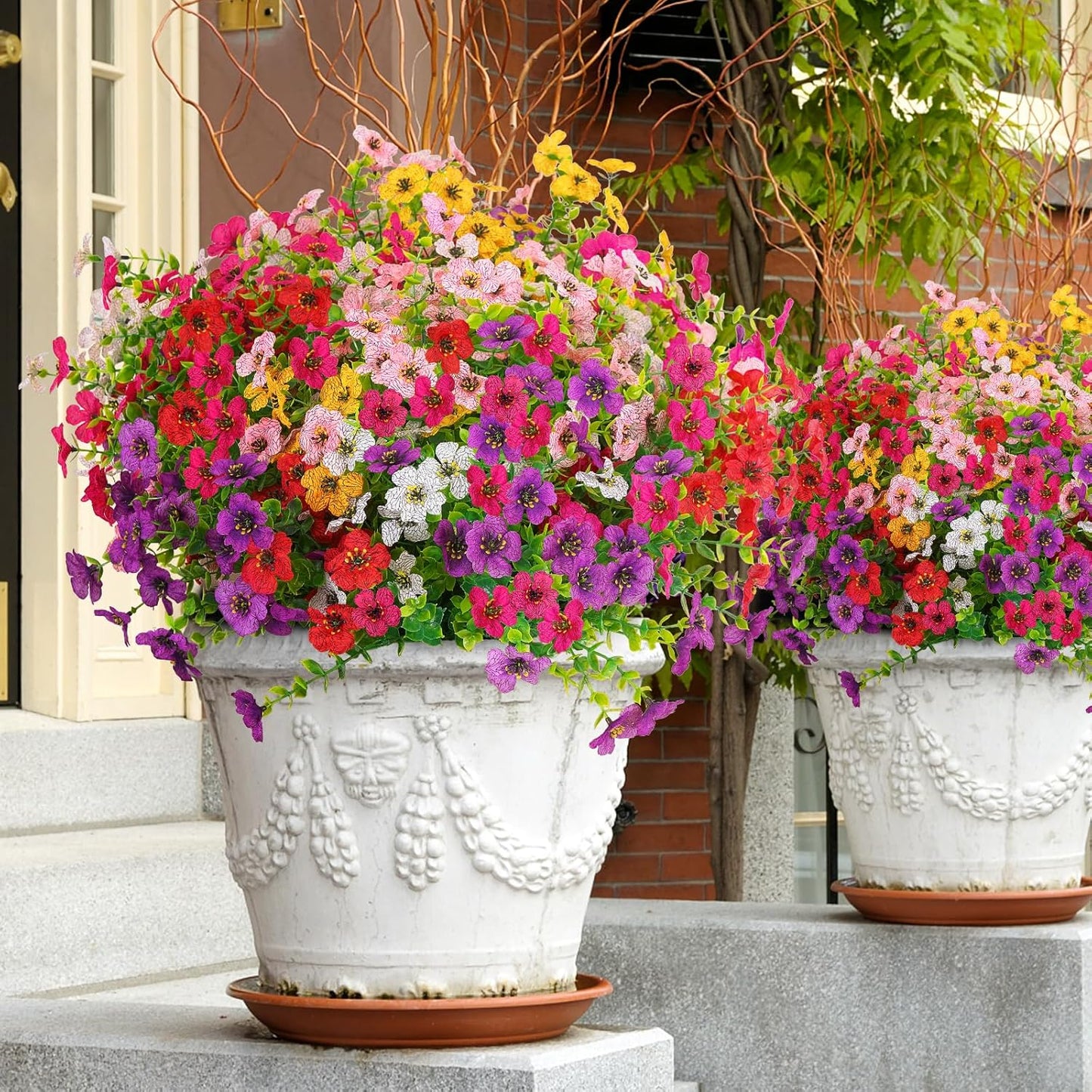 🌺UV-beständige bunte künstliche Blume