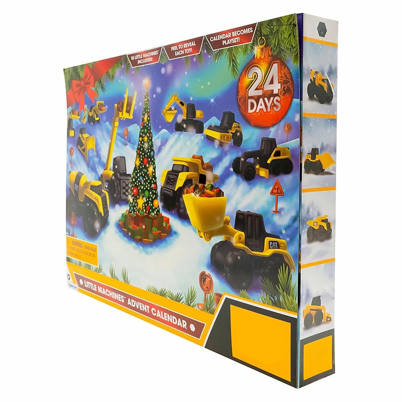 24denní adventní kalendář s stavebním autíčkem