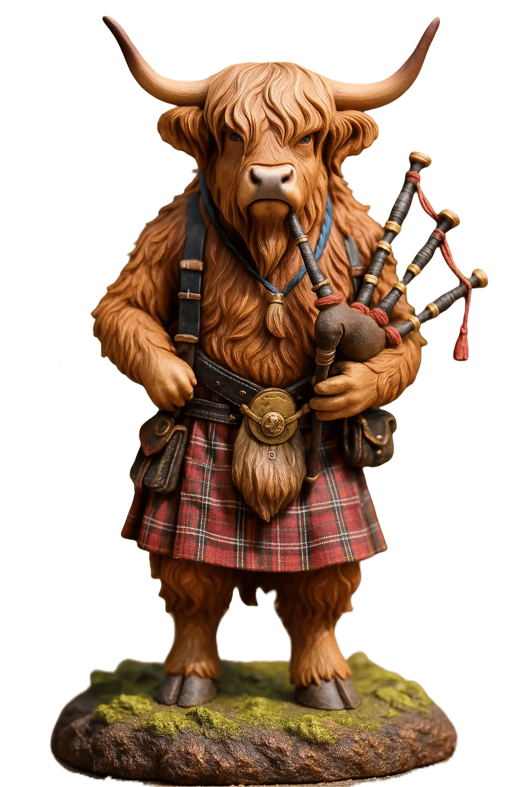 🐮Adventní kalendář Highland Cow 2025🎄✨ - 3D ručně vyráběná panenka Highland Cow (24 ks)