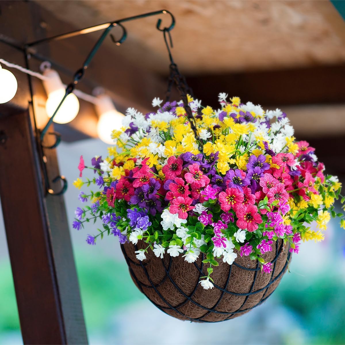 🌺UV-beständige bunte künstliche Blume