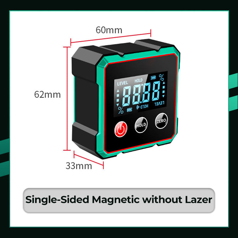 Magnetische digitale hoekzoeker met elektronische laser