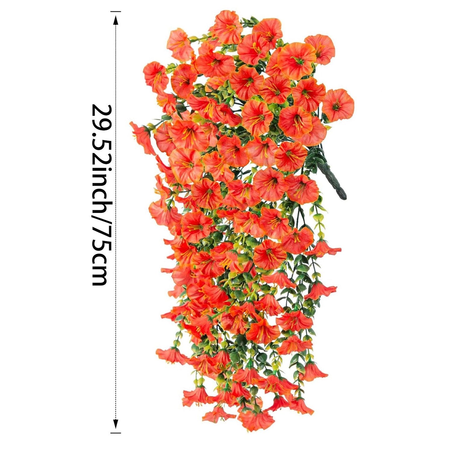 Perfekte Gartendekoration - 🌺 Künstliche Blumenranken als Hängeornamente