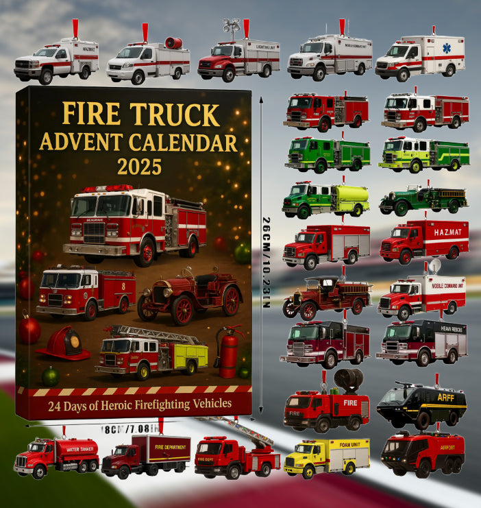 🚒🔥ADVENTNÍ KALENDÁŘ POŽÁRNÍHO VOZU 2025🎁🌲