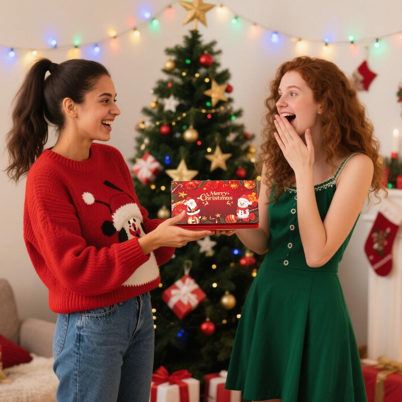 🎄Vánoční obálka s penězi a sponkou na bankovky