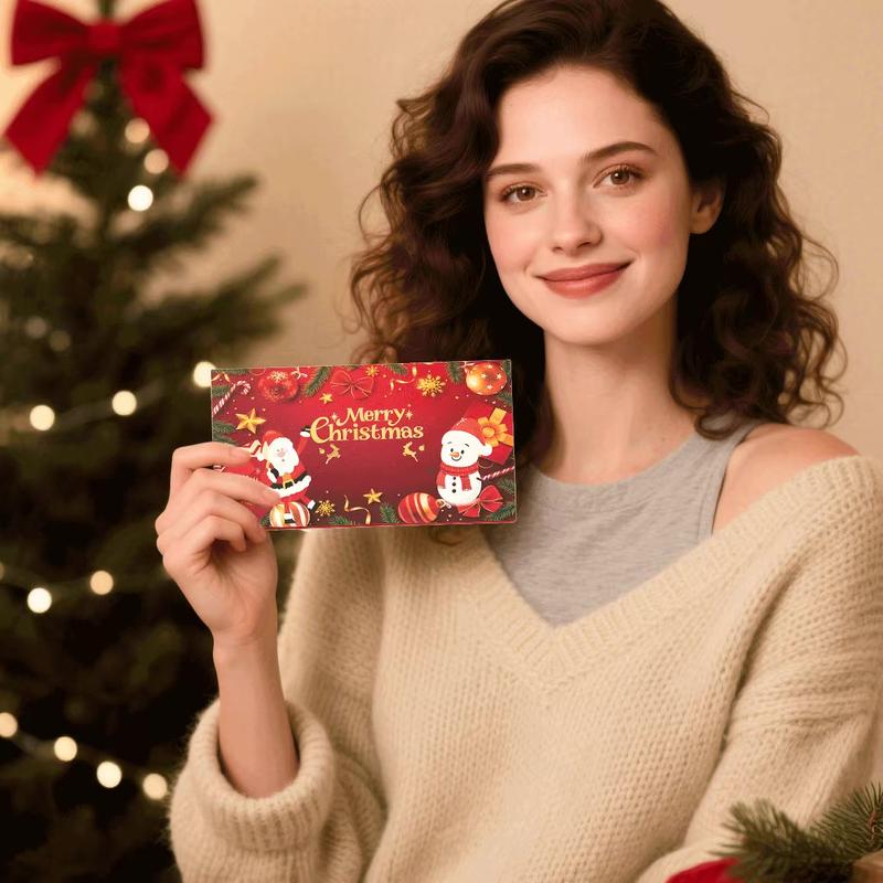 🎄Vánoční obálka s penězi a sponkou na bankovky