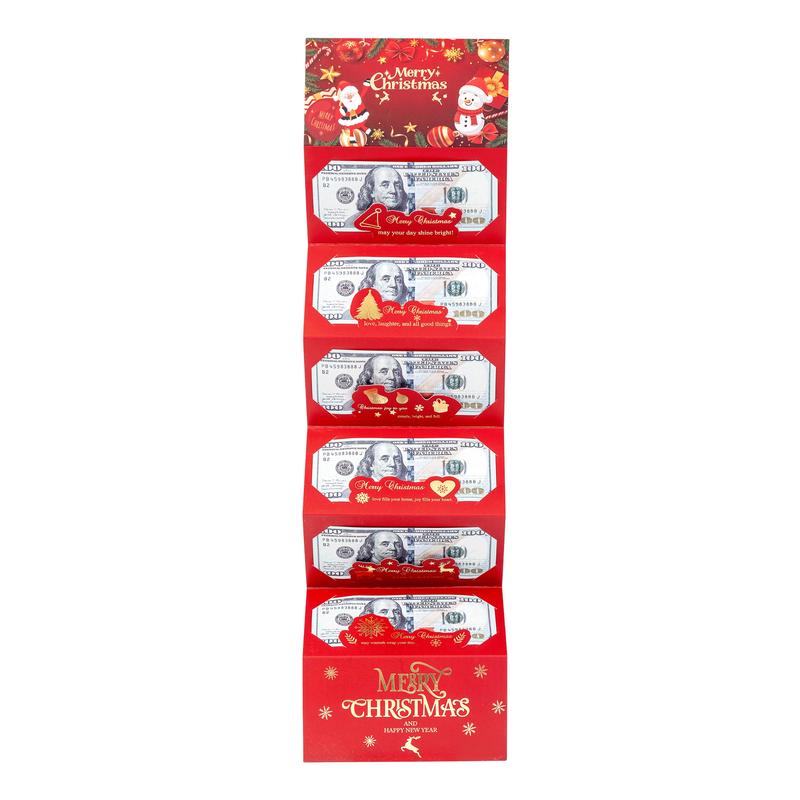 🎄Vánoční obálka s penězi a sponkou na bankovky