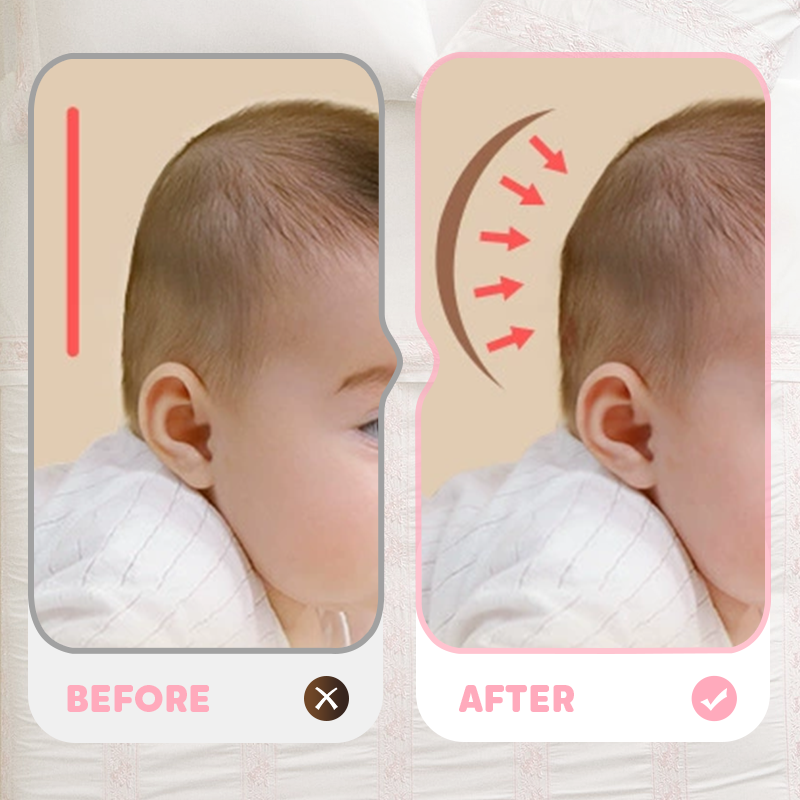 Atmungsaktives, formendes Ganzjahreskissen für die Entwicklung des Babys