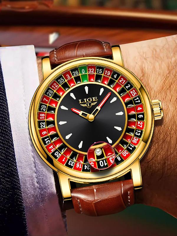 Casino Roulette Watch for Men