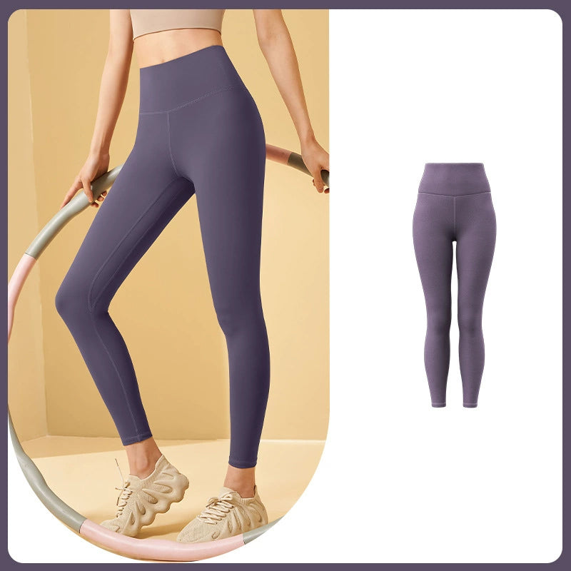 Bauchfreie Workout-Leggings mit hoher Taille
