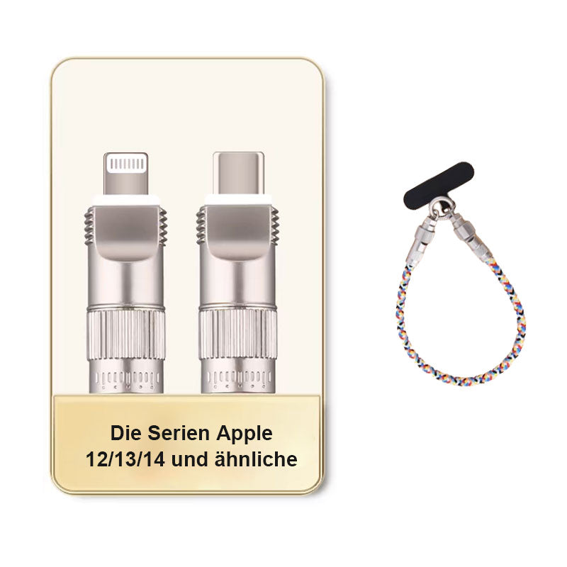 Tragbare Lanyard-Datenleitung, jederzeit schnelles Aufladen! Und das Handy geht nie wieder verloren!