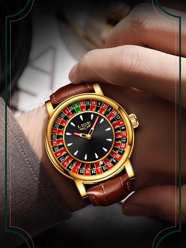 Casino Roulette Watch for Men