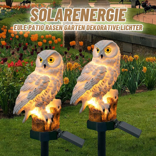 Solare Eulen-Innenhof-Rasen-Garten-dekoratives Licht