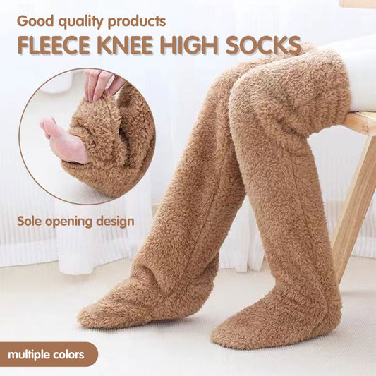 Fleece-Kniestrümpfe