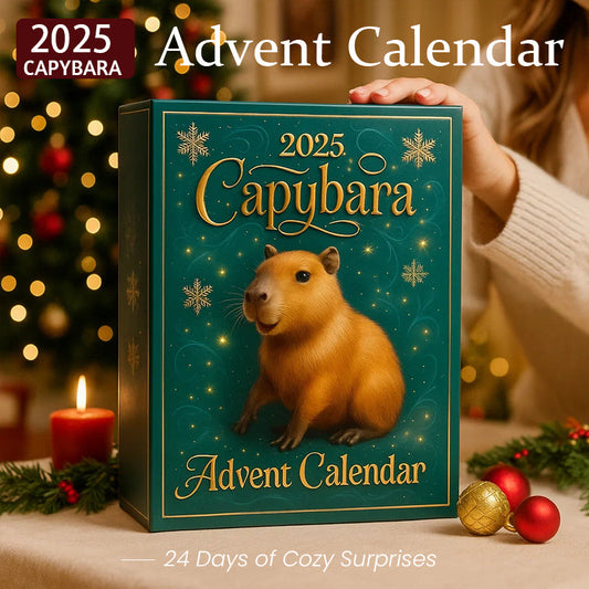 🐾 Adventní kalendář Capybara 2025 – 24 dní příjemných překvapení 🎄✨