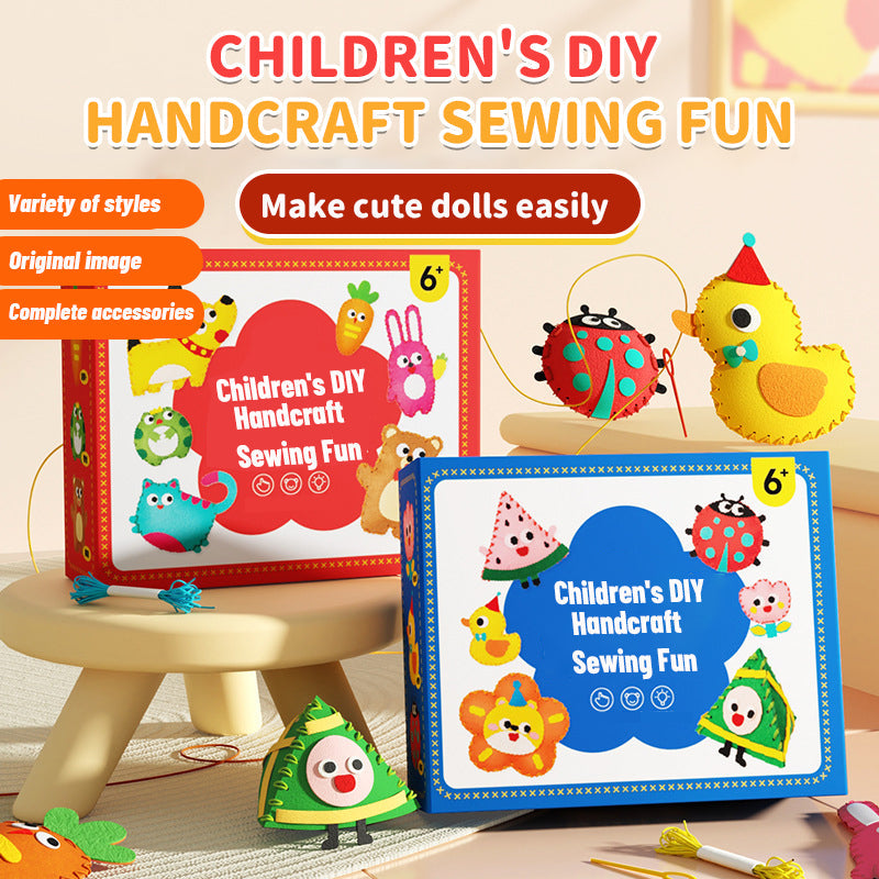 Bastelspaß für Kinder Nähen