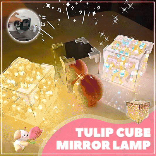 Tulip Cube Spiegel Lampe
