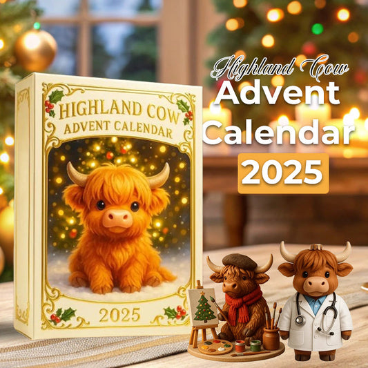 🐮🎄 Adventní kalendář Highland Cow 2025