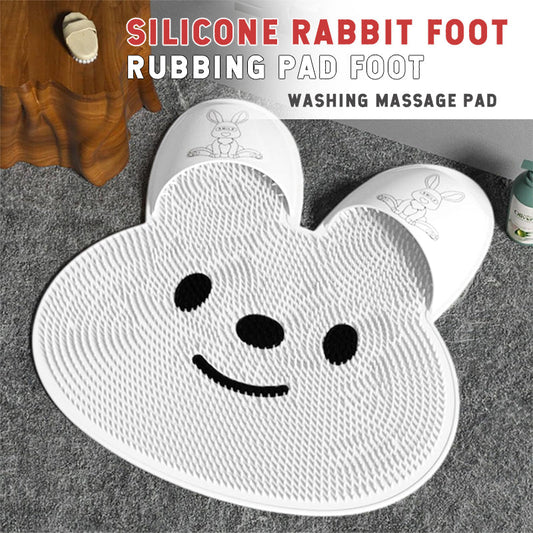 Silikon-Fußabreibekissen Fußwasch-Massagekissen