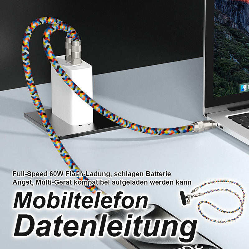 Tragbare Lanyard-Datenleitung, jederzeit schnelles Aufladen! Und das Handy geht nie wieder verloren!