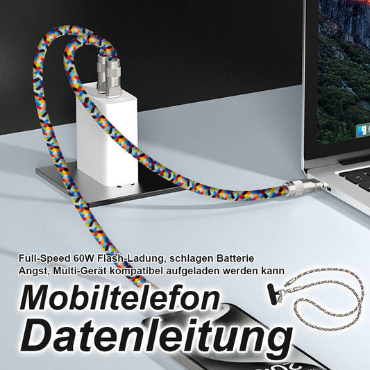 Tragbare Lanyard-Datenleitung, jederzeit schnelles Aufladen! Und das Handy geht nie wieder verloren!