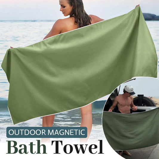 Magnetisches Badehandtuch für draußen