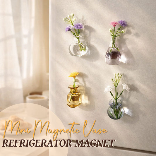🌸 Mini Magnetic Vase Refrigerator Magnet
