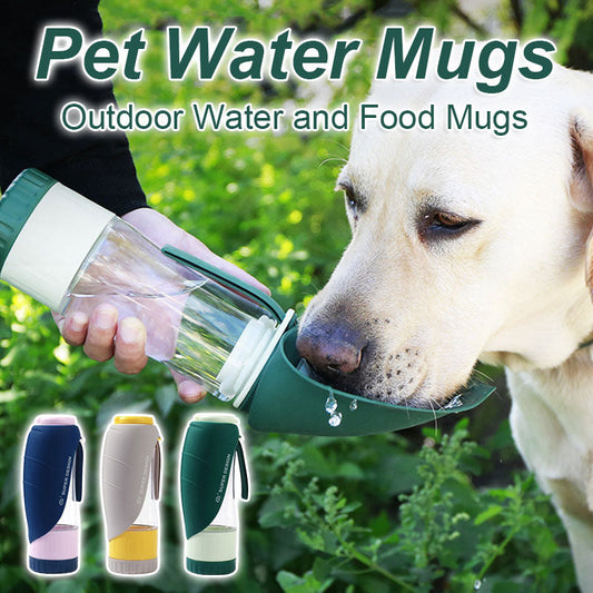 Pet Outdoor Wasser und Nahrung Cup