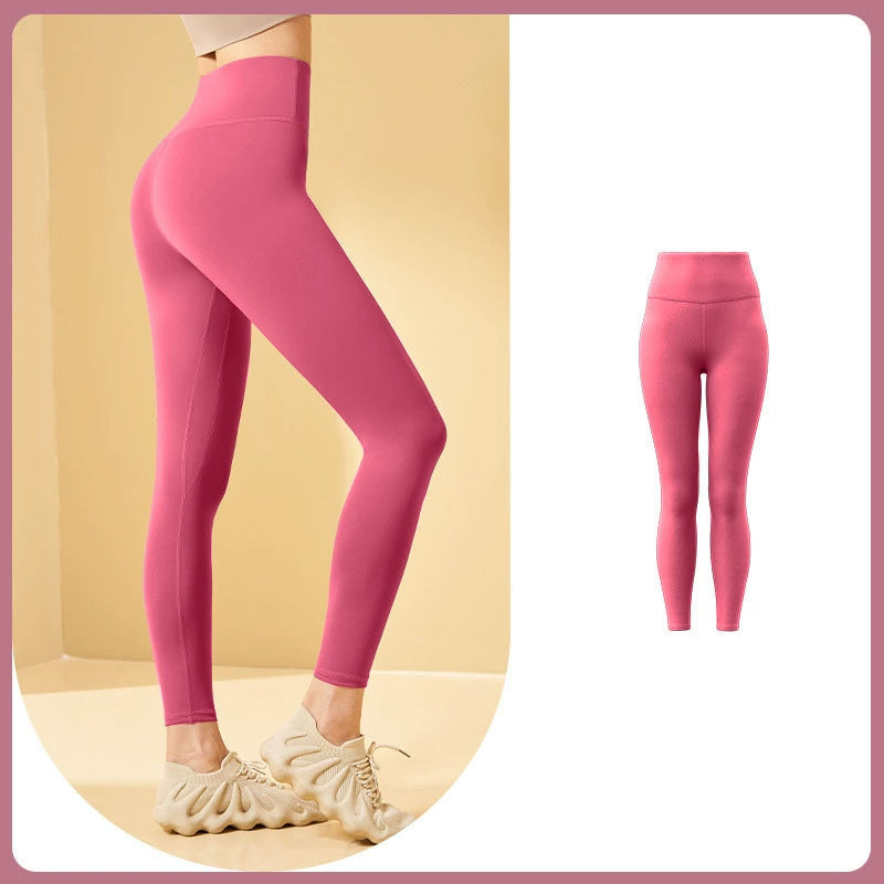 Bauchfreie Workout-Leggings mit hoher Taille