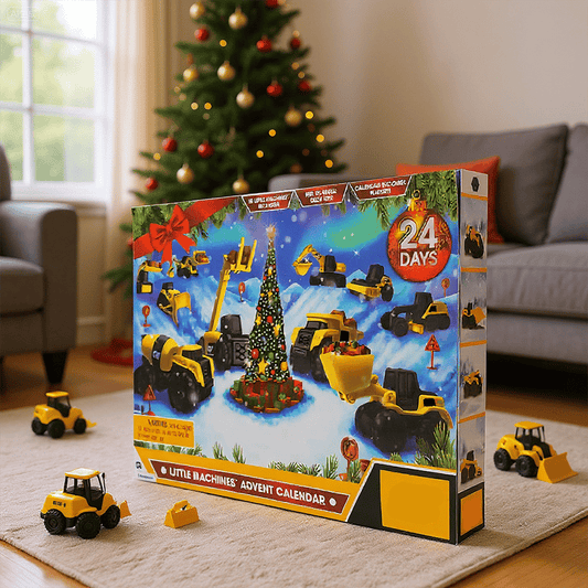 24denní adventní kalendář s stavebním autíčkem
