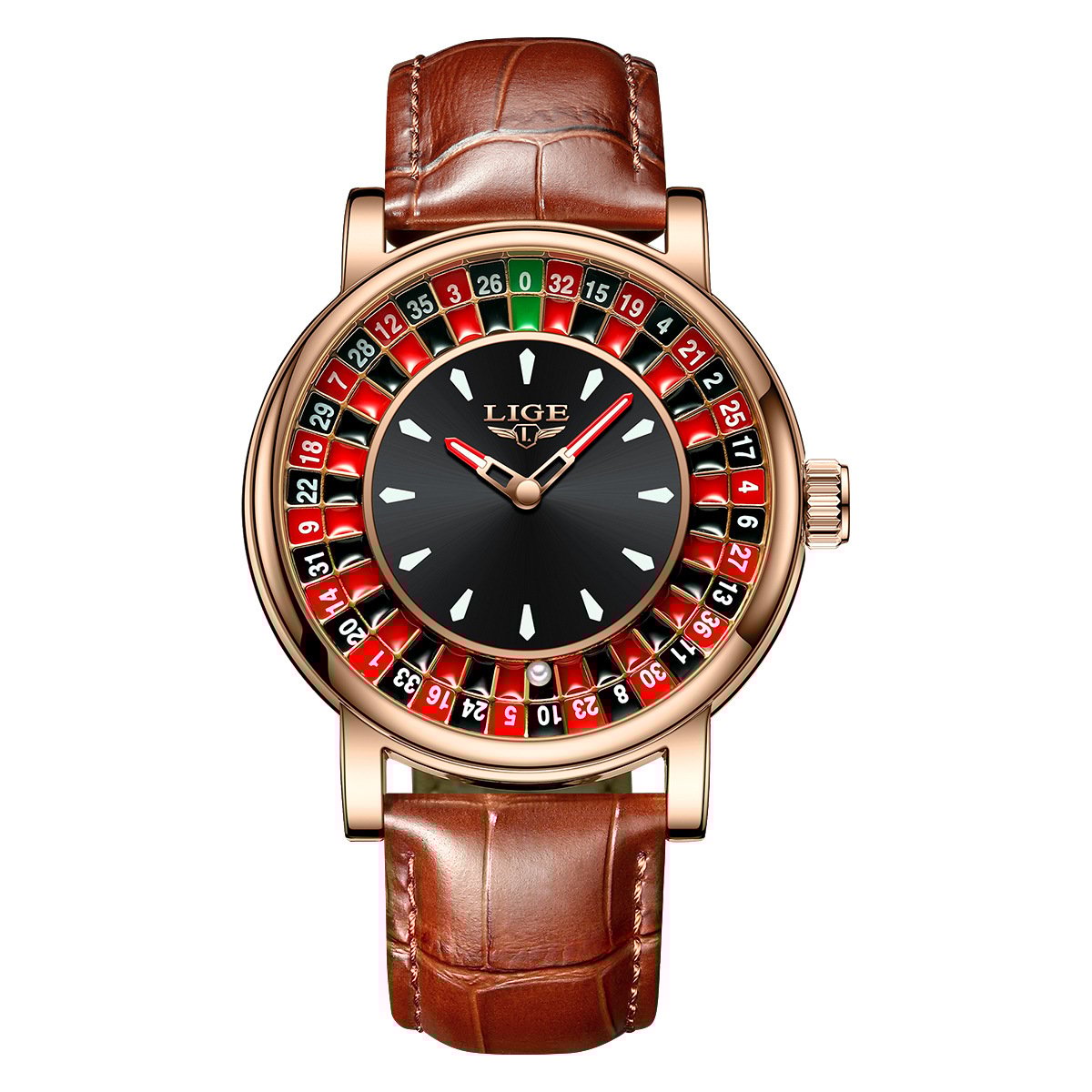 Casino Roulette Watch for Men