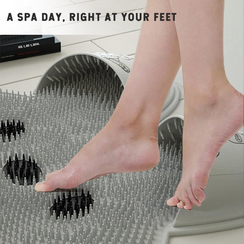 Silikon-Fußabreibekissen Fußwasch-Massagekissen