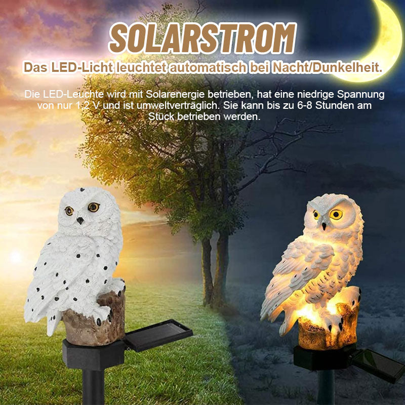 Solare Eulen-Innenhof-Rasen-Garten-dekoratives Licht