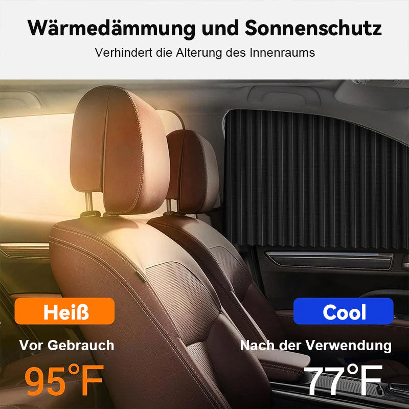 Magnetischer Sonnenschutz fürs Auto