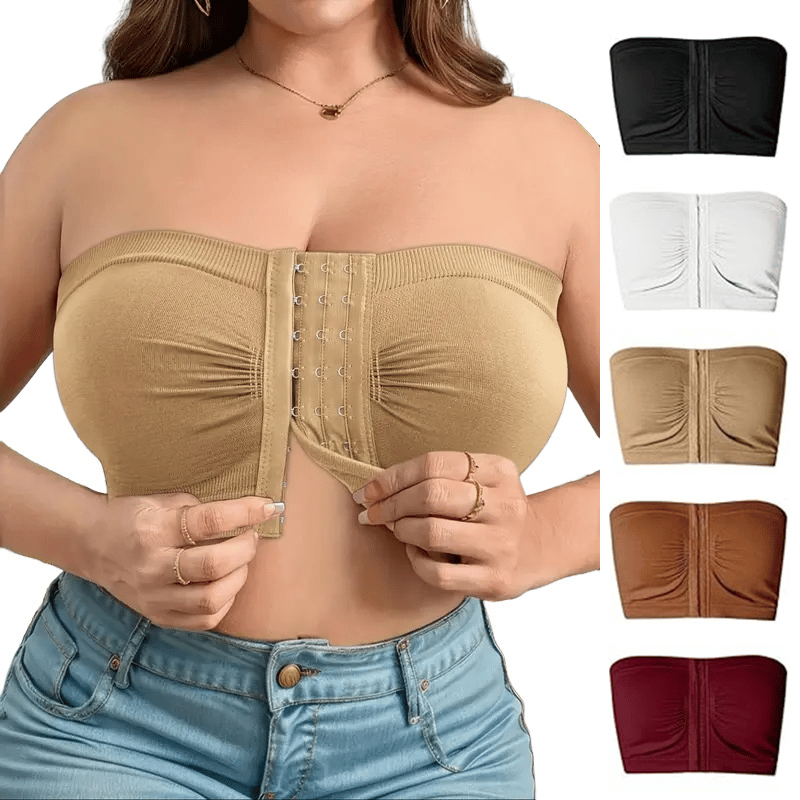 Grote strapless bh met ademende sluiting aan de voorkant