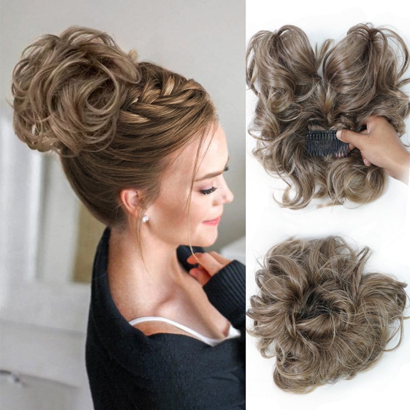 🥰Der beste Seitenkamm Clip in Haar-Accessoires-Perücke✨