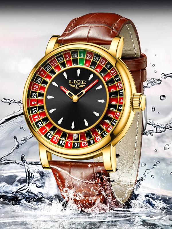 Casino Roulette Watch for Men