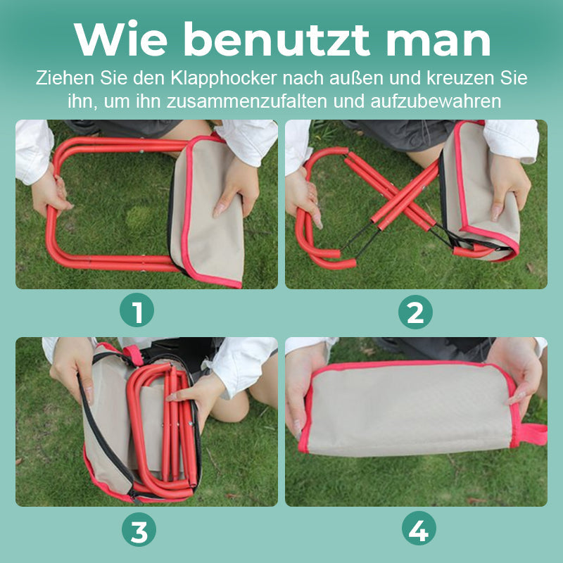 Klappbarer Tragbarer Stuhl Für Den Außenbereich