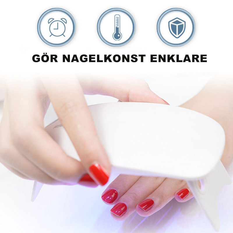 Halbgehärtete Nagelaufkleber