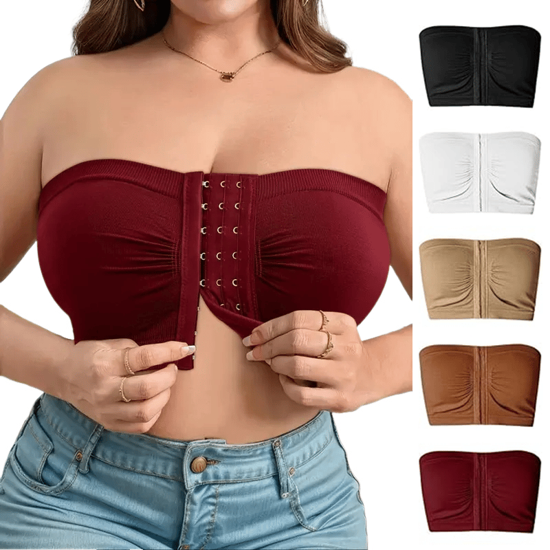 Grote strapless bh met ademende sluiting aan de voorkant