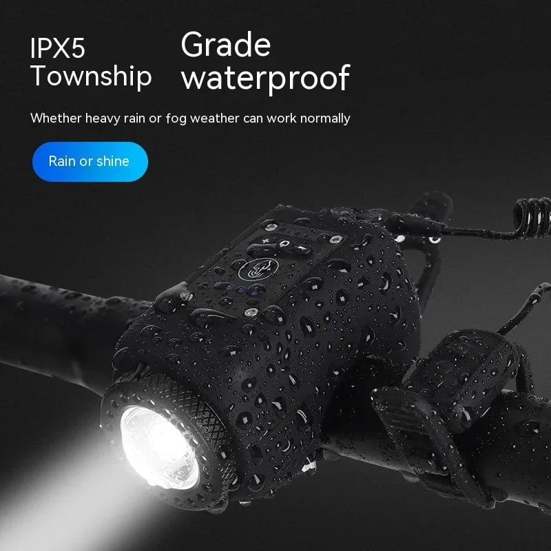 🔥Vánoční výprodej 49 % sleva🎄2 v 1 – světlo a klakson na kolo