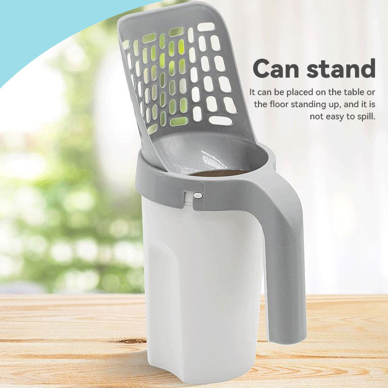 Integrated Cat Litter Shovel