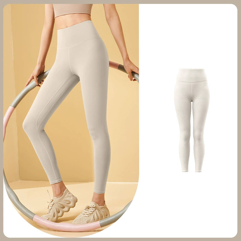Bauchfreie Workout-Leggings mit hoher Taille