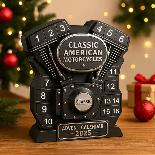 🔥Poslední den 49% SLEVA -2025 Americký motocyklový adventní kalendář